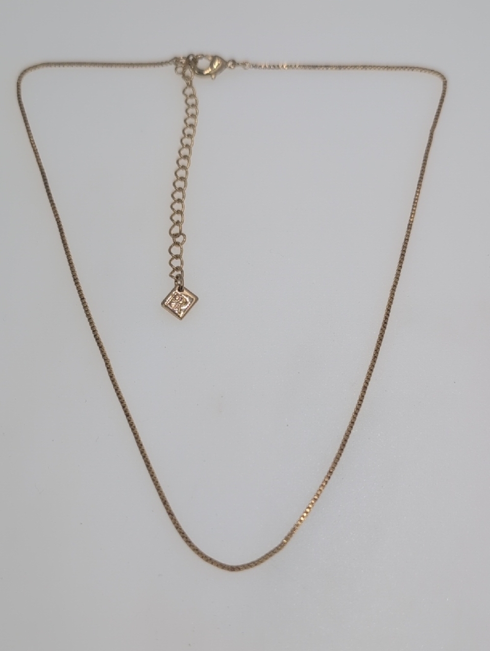 Banana Republic Gold-Tone Fine Chain Necklace with Extender BB12